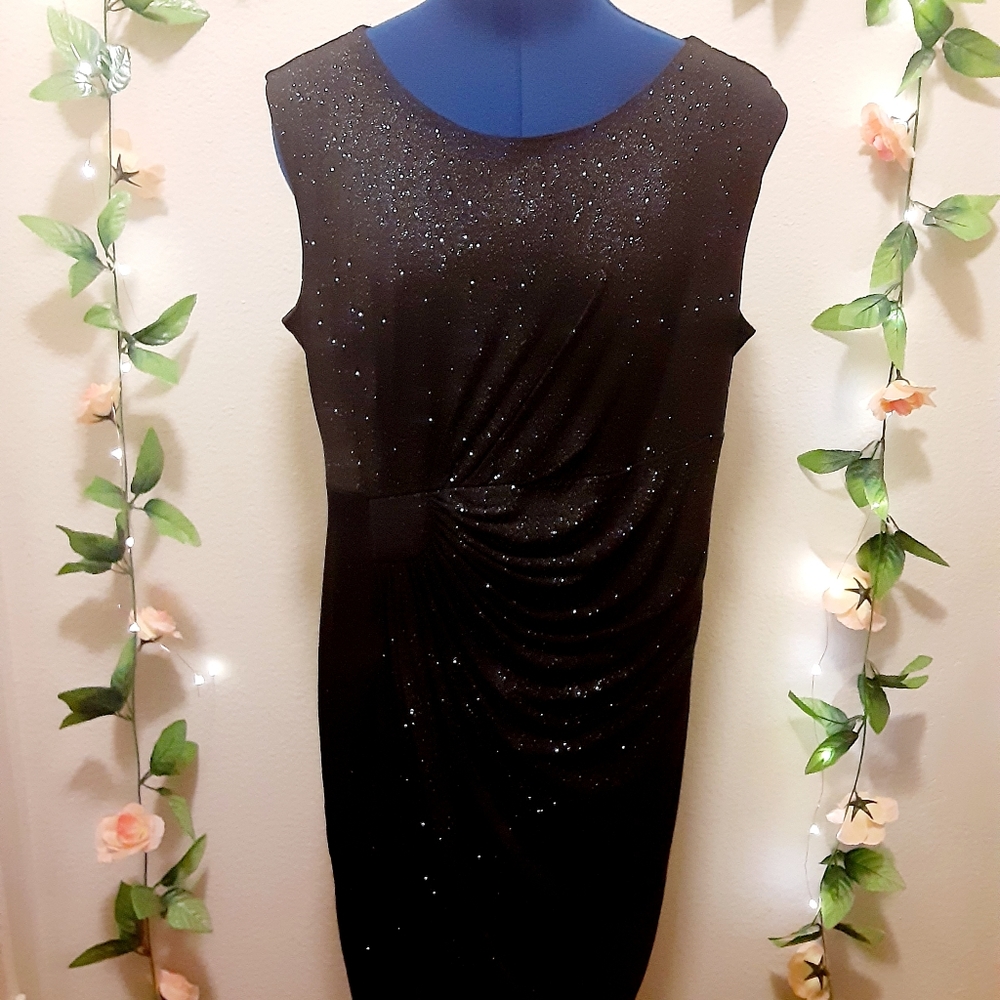 Sparkly black dress